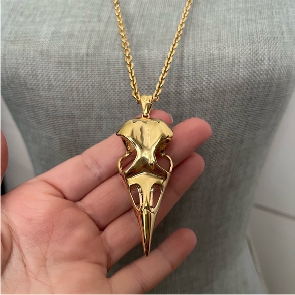 Alexander McQueen Bird Skull Necklace - Picture 1 of 16